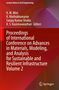 "Proceedings of International Conference on Advances in Materials, Modeling, and Analysis for Infrastructure Vol. 2." Farben: Rot, Orange., Buch