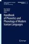 Titel: "Handbook of Phonetics and Phonology of Modern Iranian Languages". Dunkelblauer Hintergrund, Springer Logo unten., Buch