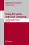 Titel: "Green, Pervasive, and Cloud Computing". Konferenz in Macao, September 27–30, 2024. Verlag: Springer-Logo unten links., Buch