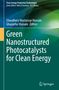 Der Text lautet: "Green Nanostructured Photocatalysts for Clean Energy." Farbverlauf von Grün zu Blau, rechts unten Springer-Logo., Buch