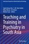"Teaching and Training in Psychiatry in South Asia" von Sujita Kumar Kar und anderen. Hintergrund: Blau-lila Wellen., Buch
