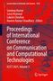 "Proceedings of International Conference on Communication and Computational Technologies, ICCCT 2025, Volume 3." Rotes Hintergrundmuster.