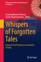 Whispers of Forgotten Tales, Unheard Oral Performance Narratives of India; rote und blaue Hintergründe, Springer-Logo., Buch