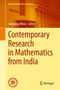 Text: "Indian National Science Academy", "Gadadhar Misra Editor", "Contemporary Research in Mathematics from India". Zwei Logos., Buch