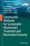 Advances in Wastewater Research. Constructed Wetlands for Sustainable Wastewater Treatment and Biocircular Economy. Oben abstrakte Wasserillustration., Buch