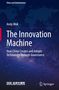 "The Innovation Machine" von Andy Mok, über Chinas Technologieentwicklung. Ein Punktkarten-Weltkarte im Hintergrund., Buch
