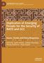 Text: "Implication of Emerging Threats for the Security of NATO and GCC". Arabesque Muster im Hintergrund., Buch