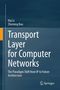 Titel: Transport Layer for Computer Networks. Autoren: Hui Li, Zheming Bao. Springer Logo. Hintergrund: Blaues Design.
