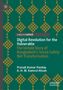"Digital Revolution for the Vulnerable" und Autoren auf grünem Hintergrund mit orangen geometrischen Mustern., Buch