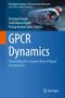 Text: "Emerging Paradigms in Pharmaceutical Research", "GPCR Dynamics", "Unravelling the Complex Web of Signal Transduction". Hintergrund: Kapsel mit Molekülen., Buch