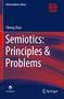 Oben: "China Academic Library", "Yiheng Zhao", Titel: "Semiotics: Principles & Problems", Springer-Logo unten., Buch