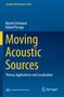 "Moving Acoustic Sources: Theory, Applications and Localization" von Martin Ochmann, Rafael Piscoya. Blaues Design, zwei Logos., Buch