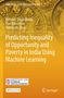 Aufschrift: "Predicting Inequality of Opportunity and Poverty in India Using Machine Learning". Oben Münzenhintergrund., Buch