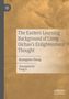 Text: "The Eastern Learning Background of Liang Qichao’s Enlightenment Thought" von Kuangmin Zheng, übersetzt von Fang Li. Beigefarbener Hintergrund., Buch