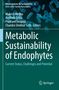 "Metabolic Sustainability of Endophytes" von Mukesh Meena, Andleeb Zehra, et al. Hintergrund zeigt mikrobielle Illustrationen., Buch