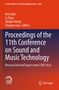„Proceedings of the 11th Conference on Sound and Music Technology“. CSMT und Springer Logos, roter Hintergrund., Buch