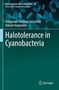 Oben steht "Microorganisms for Sustainability 60". Darunter die Autoren: Rungaroon Waditee-Sirisattha, Hakuto Kageyama. Titel: "Halotolerance in Cyanobacteria". Blaugrüner Hintergrund mit Bakterienabbildung., Buch