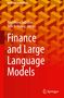 Text: "Finance and Large Language Models", Autoren: Paul Moon Sub Choi, Seth H. Huang. Rotes Cover, geometrisches Muster., Buch