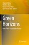 "Green Horizons: Role of AI in Sustainable Finance." Gelber Hintergrund. Unten rechts Springer-Logo., Buch