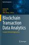 „Blockchain Transaction Data Analytics“ mit blauen Sechsecken und Springer-Logo., Buch