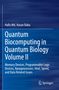 Titel: "Quantum Biocomputing in Quantum Biology Volume II". Autor: Hafiz Md. Hasan Babu. Blauer Hintergrund. Springer-Logo., Buch