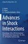 "Advances in Shock Interactions" von G. Rajesh, R. Sriram, R. C. DiviaHarshaVardini; blaues Cover mit Springer-Logo., Buch