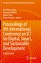 Proceedings of 4th International Conference on ICT for Digital, Smart, and Sustainable Development. Orange Hintergrund., Buch