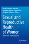 Text in Blau: "Sexual and Reproductive Health of Women: Dimensions and Perspectives". Oben stehen die Namen der Editoren. Oben rechts ist ein Springer-Logo., Buch