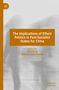 "The Implications of Ethnic Politics in Post-Socialist States for China," herausgegeben von Chi Zhang, Gulnara Dadabayeva. Verwischte Silhouetten im Hintergrund., Buch