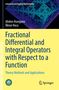 Titel: "Fractional Differential and Integral Operators with Respect to a Function". Oben geometrisches Muster., Buch