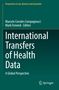 Cover eines Buches mit grünem Hintergrund. Titel: "International Transfers of Health Data". Herausgeber: Marcelo Corrales., Buch
