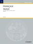Jean Francaix: Quartett für Flöte, Oboe, Klarinette in B und Fagott (1933), Noten, Noten