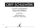 Gunild Keetman: Music for Children, Noten