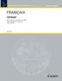 Jean Francaix: Octuor (1972), Noten