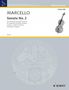 Benedetto Marcello: Sonata II e-Moll, Noten