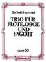 Bertold Hummel: Trio op. 60, Noten