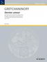Alexander Gretschaninoff: Dernier amour op. 131/2, Noten
