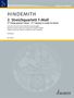 Paul Hindemith: 2. Streichquartett f-Moll op. 10 (1918), Noten
