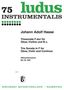 Johann Adolph Hasse: Triosonate F-Dur, Noten