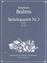 Johannes Brahms: Streichquartett B-Dur op.67, 2, Noten