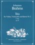 Johannes Brahms (1833-1897): Klaviertrio Nr. 2 C-dur op. 87, Noten