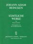 Johann Adam Reincken: Sämtliche Klavierwerke Wiss., Noten