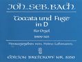 : Toccata und Fuge d-Moll BWV 565, Orgel, Noten