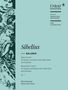 Text: Sibelius, Kullervo, Sätze III und V, op. 7. Illustration: Eine dekorative, florale Verzierung links., Noten