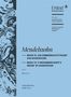 Felix Mendelssohn Bartholdy: Musik zu ein Sommernachtstraum, Noten