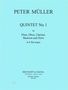 Peter Müller: Quintett in Es Nr. 1, Noten