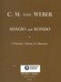 Carl Maria von Weber: Adagio und Rondo, Noten