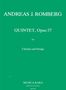 Andreas Romberg: Quintett op. 57, Noten