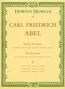 Carl Friedrich Abel: Sechs Sonaten für Viola da gam, Noten