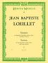 Sonaten für Blockflöte (Querflöte, Violine, Oboe) und Basso continuo op.1/1-3. Heft.1, Noten